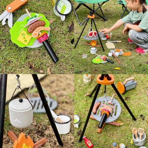 Barbecue finto legno cpc - barbecue,