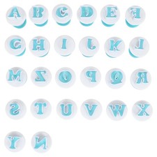 Stampo per lettere plastica