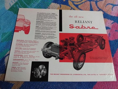 Reliant sabre four 7 - reliant,