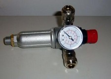 RIDUTTORE DI PRESSIONE 3/8  2 RUBINETTI ARIA COMPRESSA UNIVERSALE