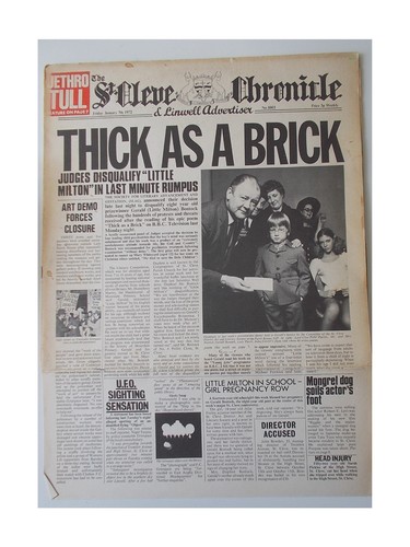 Jethro tull thick as a - thick,