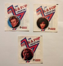 3 Bustine figurine Panini The Rock & Pop Collection - ancora sigillate -