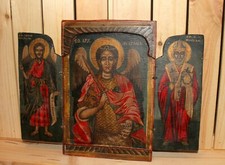 Icona trittico religiosa