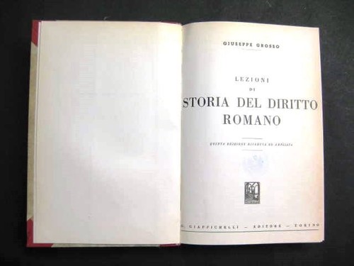 Lezioni storia del - del, diritto