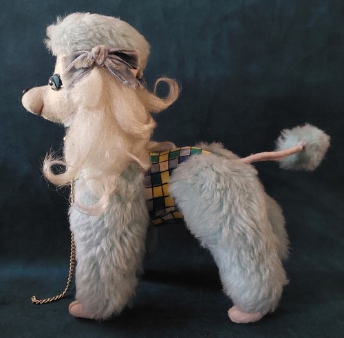 Peluche barboncino blu - peluche,
