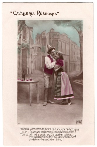 Cartolina cavalleria rusticana - cartolina,