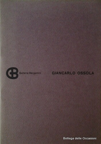 Libro giancarlo ossola - libro, ossola.