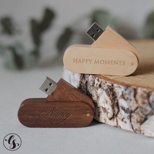 Flash drive usb legno - flash,