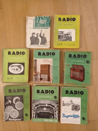 Rivista radio industria anni - rivista,