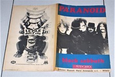 Spartito BLACK SABBATH Paranoid - 1971 Aromando Italy sheet music