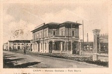 Eb209 cartolina carpi mercato - eb209,
