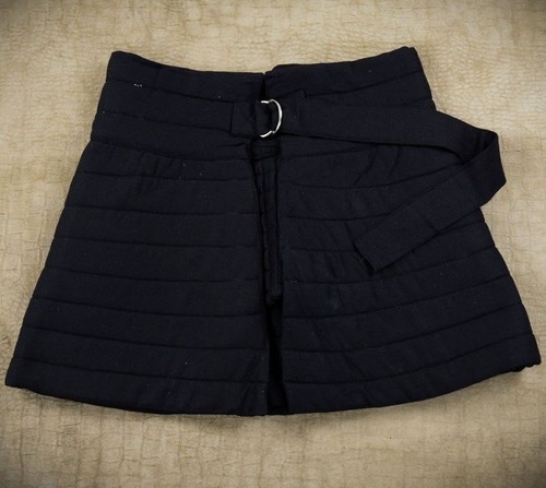 Gonna gambeson nera imbottita - gonna,