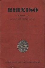 Dioniso. Anno 35, N. 1, gennaio - AA.VV. (Società Tipografica di Siracusa)