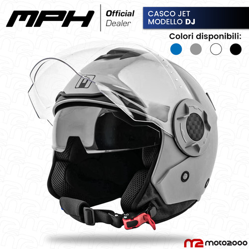 Casco jet ato mph omologato - mph,