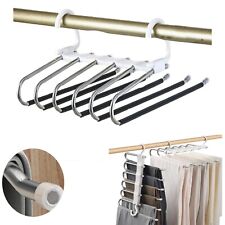 Grucce Salvaspazio Pantaloni Armadio Resistenti in Metallo Appendiabiti Vestiti