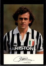 cartolina postcard Calcio HURRA' JUVENTUS Platini