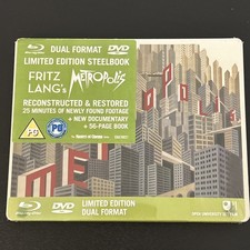 Metropolis (1927) Blu-ray Steelbook Masters of Cinema UK Release - New Sealed