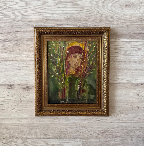 Antico quadro olio originale