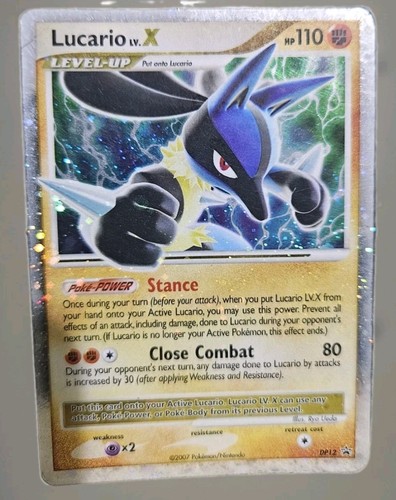 Pokemon card lucario - lv, x