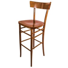 Sgabello Milano noce