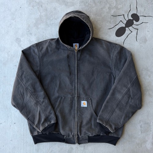 Carhartt faded black hooded
