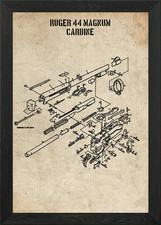 ruger 44 magnum poster arte da