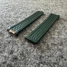 Cinturino in gomma verde scuro