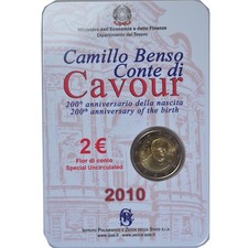 Italie, 2 Euro, Camillo Benso