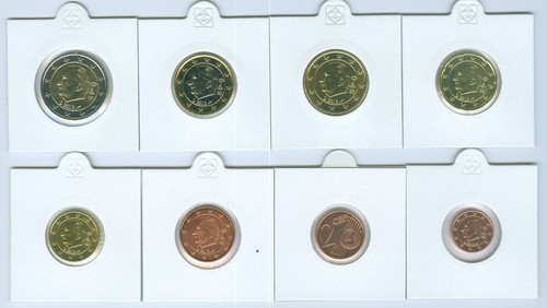 Belgio cent fino set monete - fino,