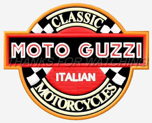 Moto guzzi embroidered - guzzi, patch