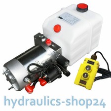 Gruppo idraulico 4L, pompa idraulica 12V Volt 180 bar 2000W camion, rimorchio ribaltabile