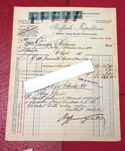 Fattura raffaele napolitano - raffaele,