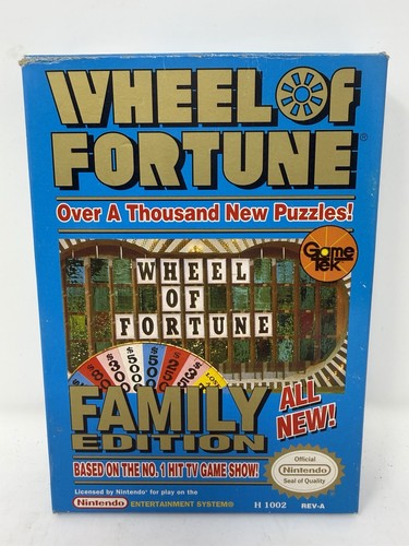 Wheel fortune nintendo nes - fortune,