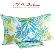 Completo lenzuola matrimoniale letto 2 piazze cotone Tonga Blu Maè Via Roma 60