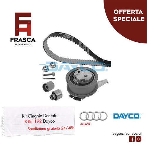 Kit distribuzione dayco audi - distribuzione,