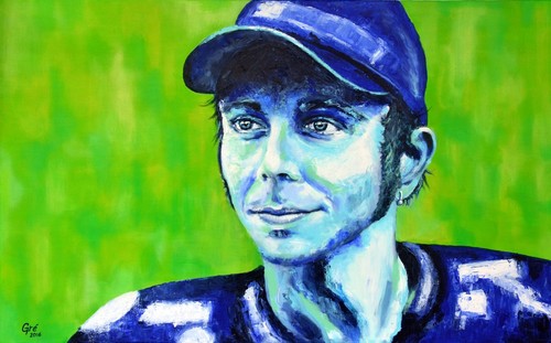 Quadro moderno valentino rossi - valentino,
