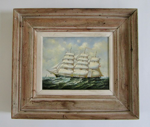 Dipinto olio nautico - , marittimo