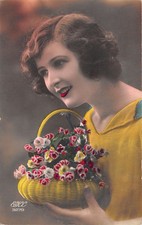 Cartolina - Postcard - Donna -