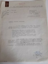 1970 GHIA TORINO , VECCHIA LETTERA GHIA TORINO  " OTO MELARA " 