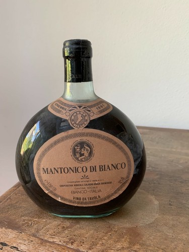 Vino mantonico bianco - mantonico, 1981