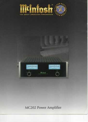 Mcintosh prospekt mc202 - mcintosh,