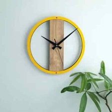 Orologio in legno massello