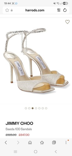 Jimmy choo saeda 100 platino - choo,