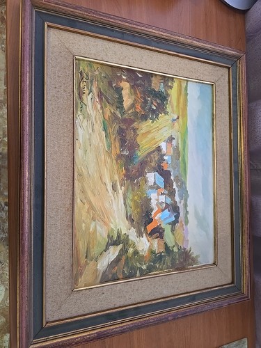 Dipinto cornice paesaggio 62 - e,