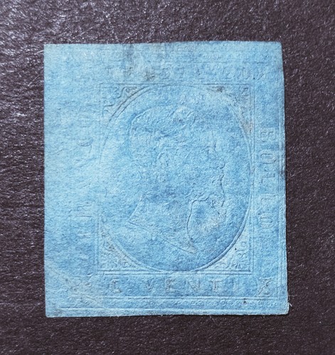 Regno sardegna 1853 20c - regno, 1853.