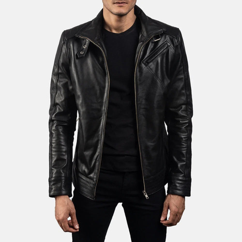 Giacca biker uomo - , pelle