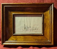 Disegno Antico. disegnino delizioso, cm 10x6,5; inizi dell'800; di qualità!!