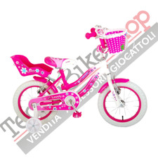 Bici Bicicletta per Bambina  Movimento a Sfera Volare Lovely 14" - 4/7 Anni