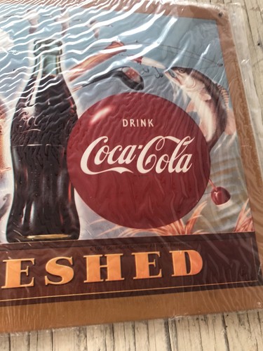 Insegna metallo coca cola - insegna,