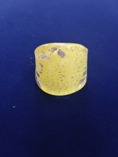 Anello donna in vetro di